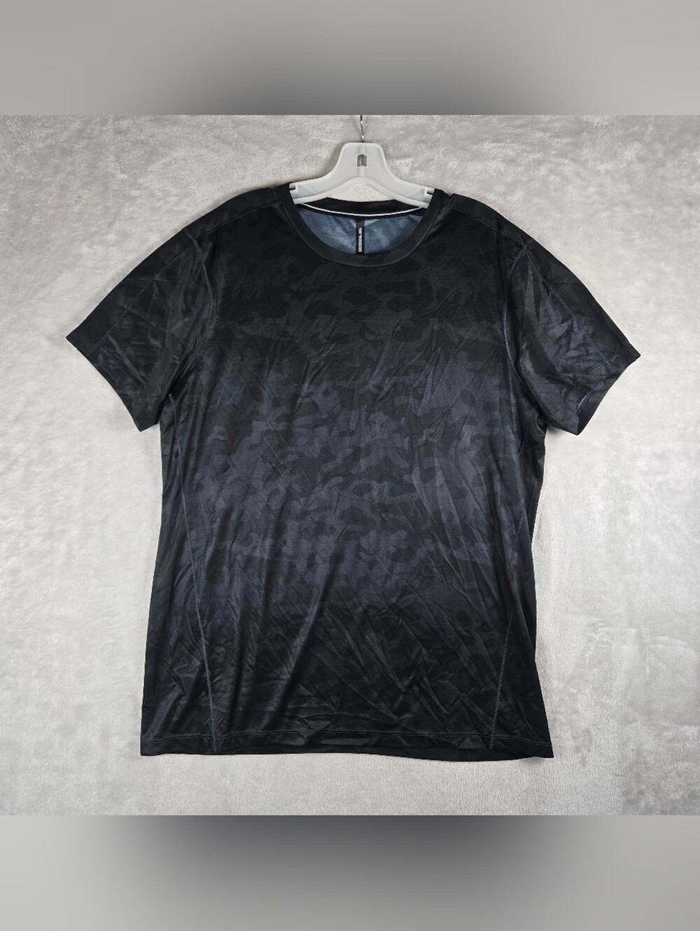 Ten Thousand The Lightweight Shirt Men Large Black Camo Short Sleeve Performance